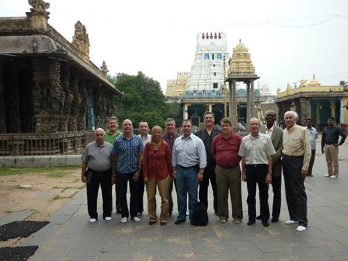 VIT Vellore ABET team at Kailasanthar Temple