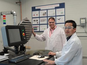 Humberto Gomez Research in diamond coatings at General Motors R&D Center with Dr. Xingcheng Xiao