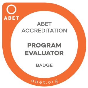 ABET Program Evaluator Badge image